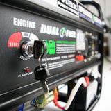 Duromax 5500-Watt Electric Start Dual Fuel Hybrid Portable Generator Xp5500Eh Dual Fuel Generators