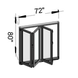 Eris Home Aluminum BiFold Door – 72″ x 80″ (3L) BFI-7280-3L Eris Home BiFold Doors