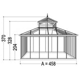 Exaco Cathedral Victorian Greenhouse with Large Cupola Exaco Greenhouse and Accessories