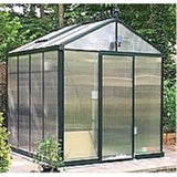 Exaco Royal Victorian Greenhouse VI23 Dark Green with 10 mm Twin-Wall Polycarbonate Exaco Greenhouse and Accessories