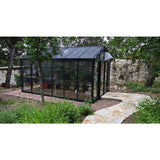 Exaco Royal Victorian Greenhouse VI34 Black with 4mm tempered glass Exaco Greenhouse and Accessories